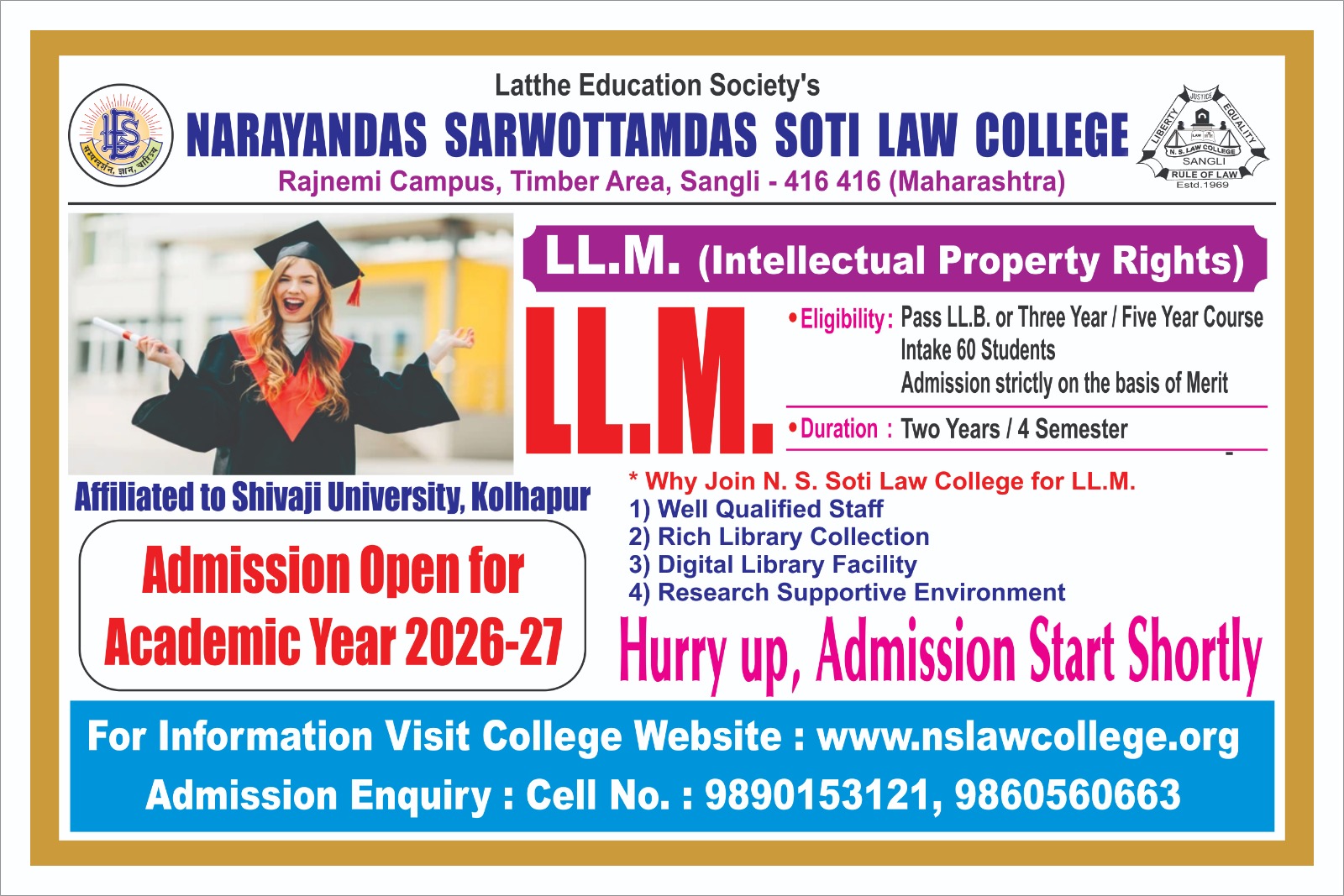 Admission Notice